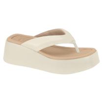 Chinelo Feminino Plataforma De Dedo Confortável Cabedal Acolchoado Beira Rio 8530.100 Chinelo Feminino Plataforma De Dedo Confortável Cabedal Acolchoado Beira Rio 8530.100