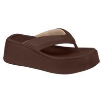Chinelo Feminino Plataforma De Dedo Confortável Cabedal Acolchoado Beira Rio 8530.100 Chinelo Feminino Plataforma De Dedo Confortável Cabedal Acolchoado Beira Rio 8530.100
