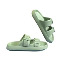Chinelo Feminino Plataforma Grossa Nuvem Com Sola Macia Antiderrapante Para Praia E Verão, Sandália