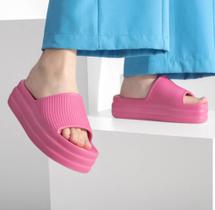 Chinelo Feminino Plataforma Nuvem Salto Super Leve (em EVA)