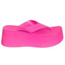 Chinelo Feminino Plataforma Plus Sweet Pink Petite Jolie PJ6947