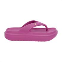 Chinelo Feminino Plataforma Poofy Dedo Usaflex Roxo