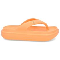 Chinelo Feminino Poofy Plataforma Melão Usaflex AM14001