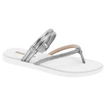 Chinelo Feminino Prata Cristal Silver Beira Rio 8496.410