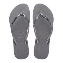 Chinelo Feminino Precata Sandalia Havaianas Slim Glitter