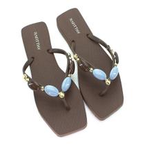 Chinelo Feminino Rafitthy Bossa Colors - Marrom Chinelo Feminino Rafitthy Bossa Colors - Marrom