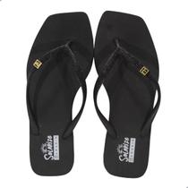 Chinelo Feminino Ramarim Bico Quadrado Preto Chinelo Feminino Ramarim Bico Quadrado Preto