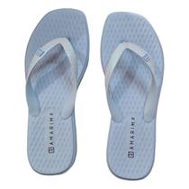 Chinelo Feminino Ramarim Plataforma Solarize - Azul Capri