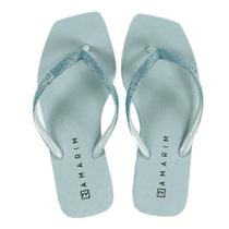 Chinelo Feminino Ramarim Solarize Azul Água - 23123 Chinelo Feminino Ramarim Solarize Azul Água - 23123