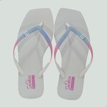 Chinelo Feminino Ramarim Solarize Branco Glitter Chinelo Feminino Ramarim Solarize Branco Glitter