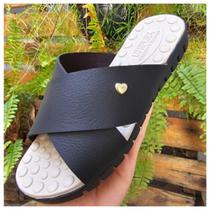 Chinelo Feminino Rasteira Anatômico AntStress Massageador Macio Confortável