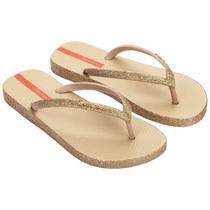 Chinelo Feminino Rasteira Glitter Ipanema Maxi Glow 27000