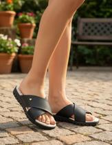 Chinelo Feminino Rasteira Massageador Macio Confortável