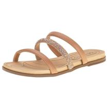 Chinelo Feminino Rasteira Strass Flat Conforto Beira Rio