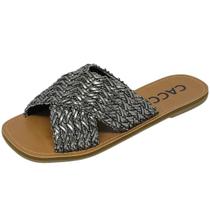 Chinelo Feminino Rasteira Trançado Conforto Moderna Cacci Chinelo Feminino Rasteira Trançado Conforto Moderna Cacci
