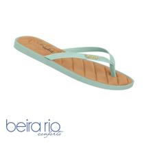 Chinelo feminino rasteira turquesa