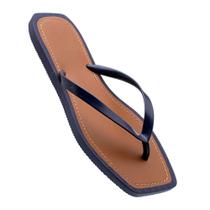 Chinelo Feminino Rasteirinha Bico Quadrado Forrado Confortável Envio Imediato