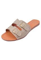 Chinelo Feminino Rasteirinha Feminina Slide Fivela Glitter Ajustavel Casual Confortavel Chinelo Feminino Rasteirinha Feminina Slide Fivela Glitter Ajustavel Casual Confortavel