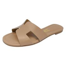 Chinelo Feminino Rasteiro Slide Casual Moderno Vizzano