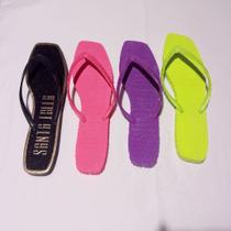 Chinelo Feminino Sandalia de Tiras Emborrachado Rasteirinha