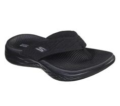 Chinelo feminino Skechers On-The-Go 600 Sunny preto tamanho 8 Chinelo feminino Skechers On-The-Go 600 Sunny preto tamanho 8