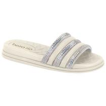 Chinelo Feminino Slide Aurora Boreal Branco Off Beira Rio 8528.203 Chinelo Feminino Slide Aurora Boreal Branco Off Beira Rio 8528.203