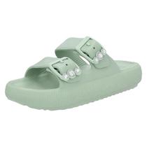 Chinelo Feminino Slide Conforto Brilhante Ajustável Usaflex