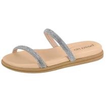 Chinelo Feminino Slide Conforto Brilho Beira Rio 8488.105 Chinelo Feminino Slide Conforto Brilho Beira Rio 8488.105