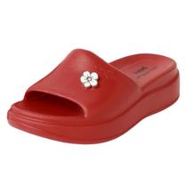 Chinelo Feminino Slide Conforto Pingente Piccadilly Smurf