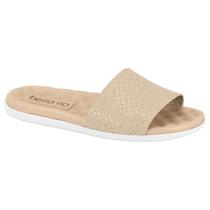 Chinelo Feminino Slide Creme Beira Rio 8360.303 Chinelo Feminino Slide Creme Beira Rio 8360.303