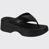 Chinelo Feminino Slide Plataforma Nuvem Moleca 5503.105.18462 Preto N 35