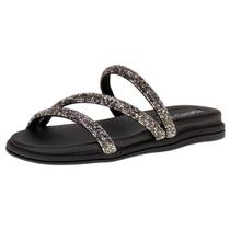 Chinelo Feminino Slide Tira Strass Conforto Casual Beira Rio Chinelo Feminino Slide Tira Strass Conforto Casual Beira Rio