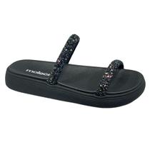 Chinelo Feminino Slide Tira Strass Moleca 5469.118