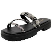 Chinelo Feminino Slide Tratorado Tiras Strass Sua Cia Chinelo Feminino Slide Tratorado Tiras Strass Sua Cia