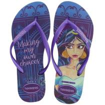 Chinelo feminino slim princesas havaianas - 4135045