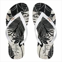 Chinelo Feminino Slim Resistente Tropical Folhagem Magicc