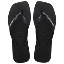 Chinelo Feminino Square Logo Mettalic Havaianas