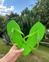 Chinelo Feminino Square Na Cor Verde Tropp