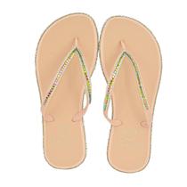 Chinelo Feminino Strass Elegância e Brilho Bico Redondo Art Griffe