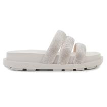 Chinelo Feminino Sttern Plataforma Cristal Bege - 420-4