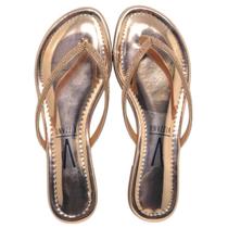 Chinelo Feminino Tamanco Rasteiro com Strass Vizzano