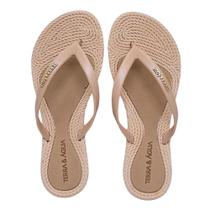 Chinelo Feminino Terra e Água Dedo Confortável Leve Antiderrapante