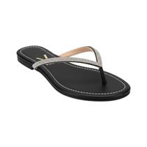 Chinelo Feminino Tira Strass Vizzano 6371.300 - Preto - 37 - Preto - 38