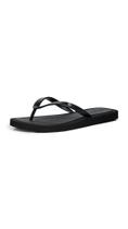 Chinelo Feminino Tory Burch Kira Acolchoado Preto com Dourado Chinelo Feminino Tory Burch Kira Acolchoado Preto com Dourado