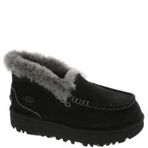 Chinelo feminino UGG Ansley PARC de camurça preta tamanho 7