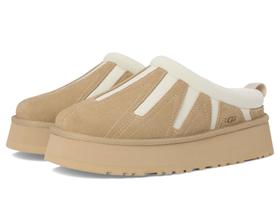 Chinelo Feminino UGG Tazz Sunwave em Camurça - Cor Semente de Mostarda