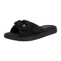 Chinelo Feminino Ultra Conforto Laço Leve Ortopedico Modare Cor:PretoTamanho:34