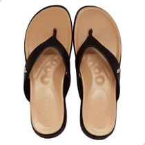 Chinelo Feminino Usaflex Couro Palmilha Macia Anatomica Leve Chinelo Feminino Usaflex Couro Palmilha Macia Anatomica Leve