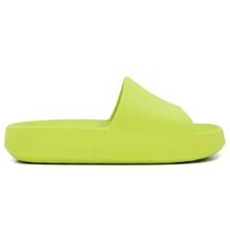 Chinelo Feminino Usaflex Slide Poofy Verde Lima - AG050