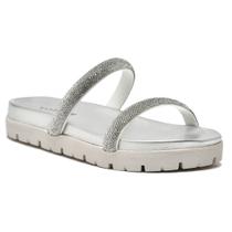 Chinelo Feminino Via Marte Tiras Strass 23-17218-01